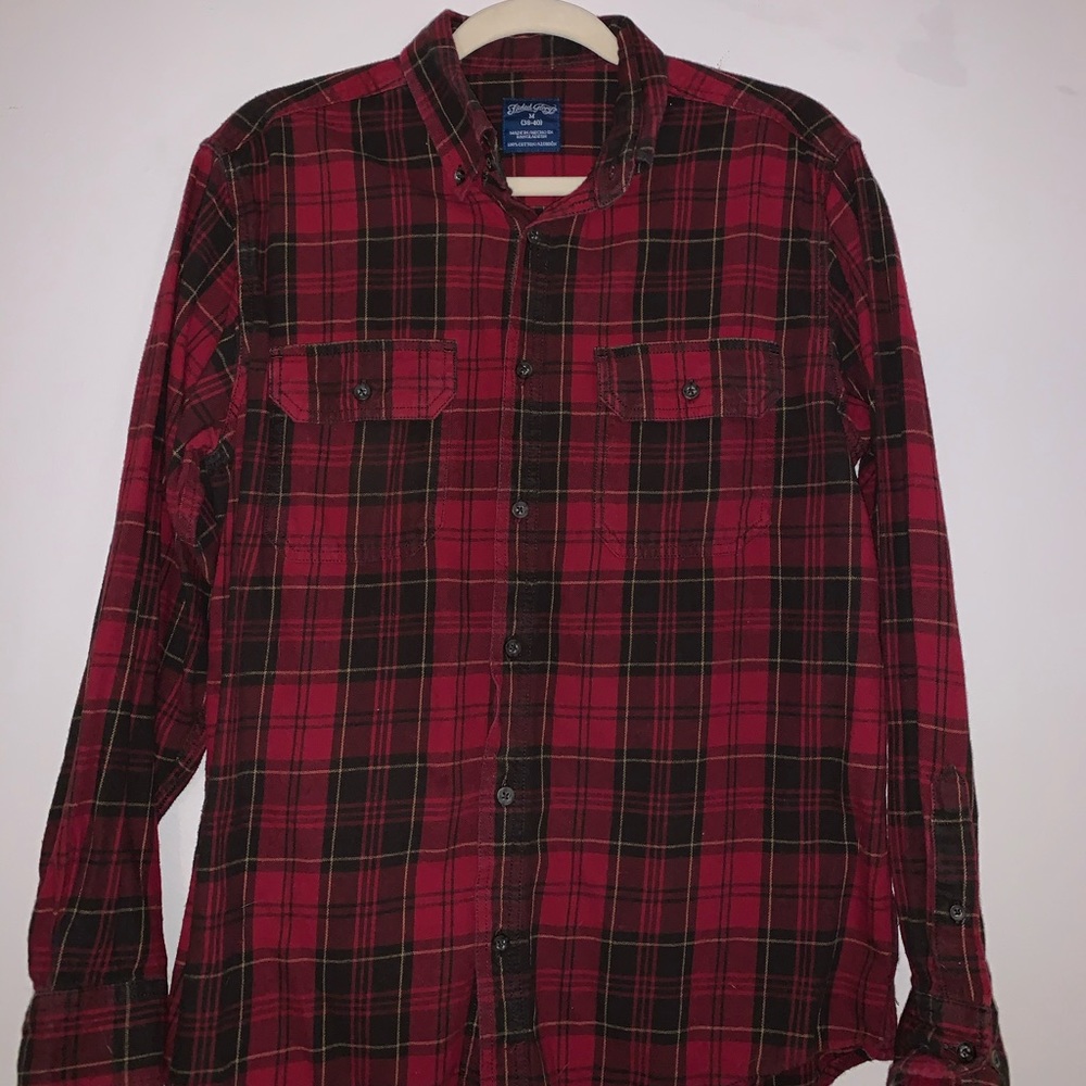 Faded Glory Red Flannel